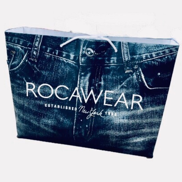 Rocawear Handbags - Gift bag Rocawear shopping bag Unique jeans print